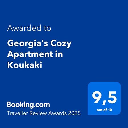 Georgia'S Cozy Apartment In Koukaki Athen Eksteriør billede